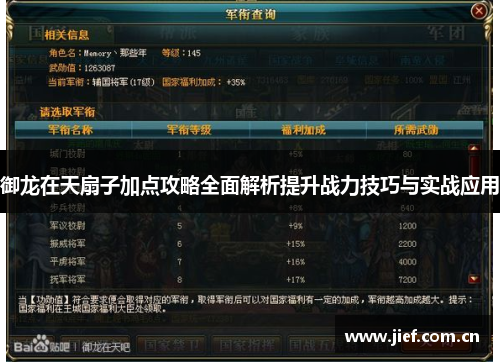 御龙在天扇子加点攻略全面解析提升战力技巧与实战应用